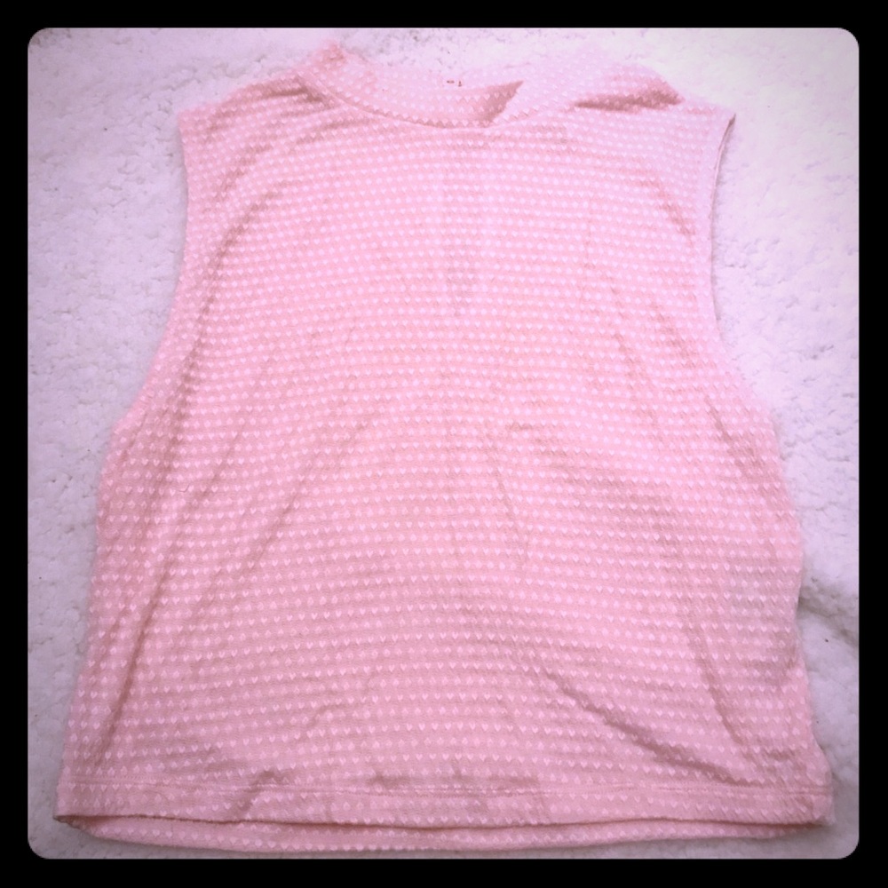 Light pink crop top